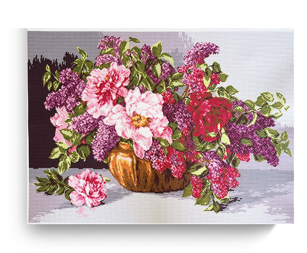 ערכת רקמה מודפסת על בד אידה 50X40 ס״מ Art.0135