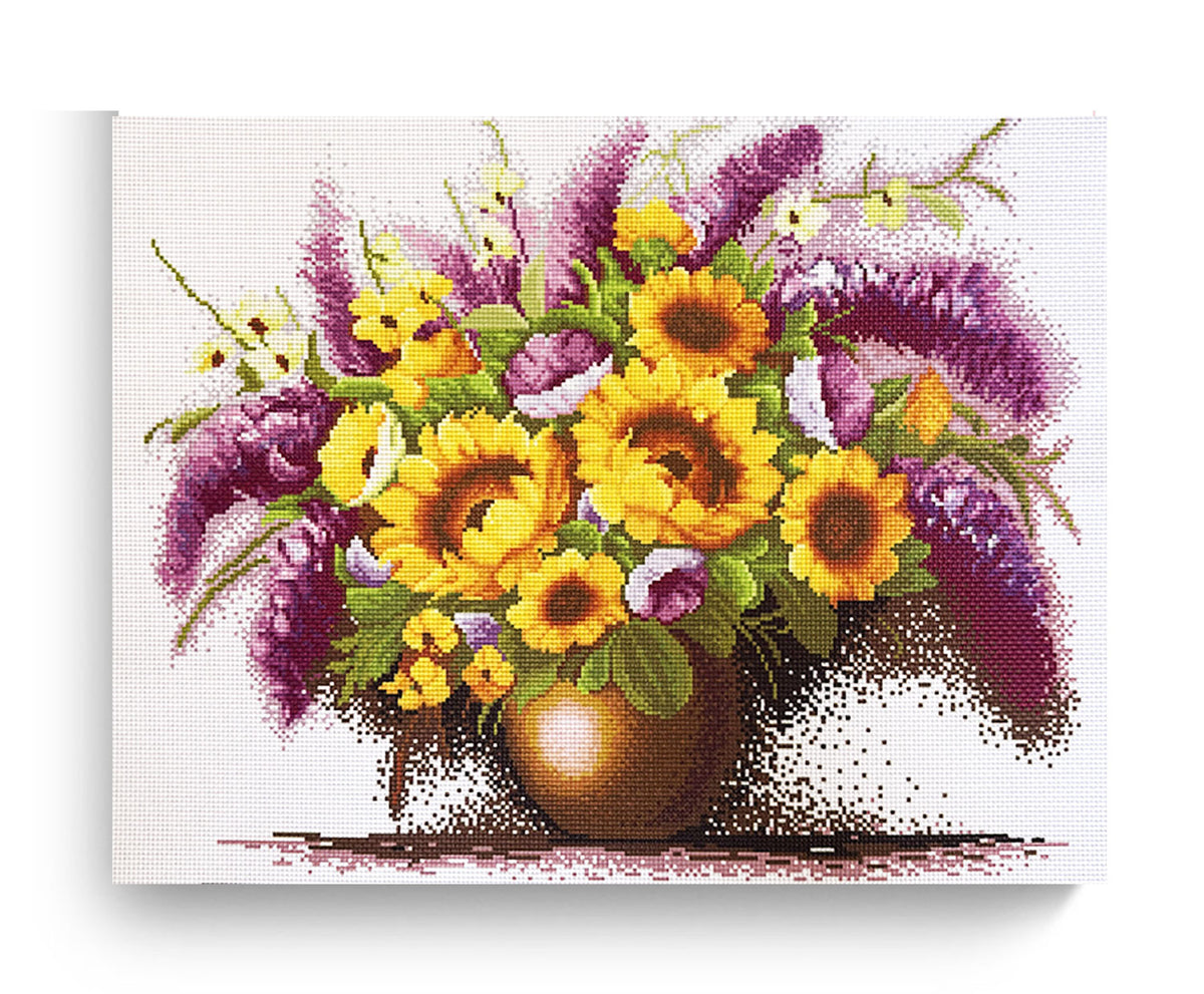 ערכת רקמה מודפסת על בד אידה 50X40 ס״מ Art.0136