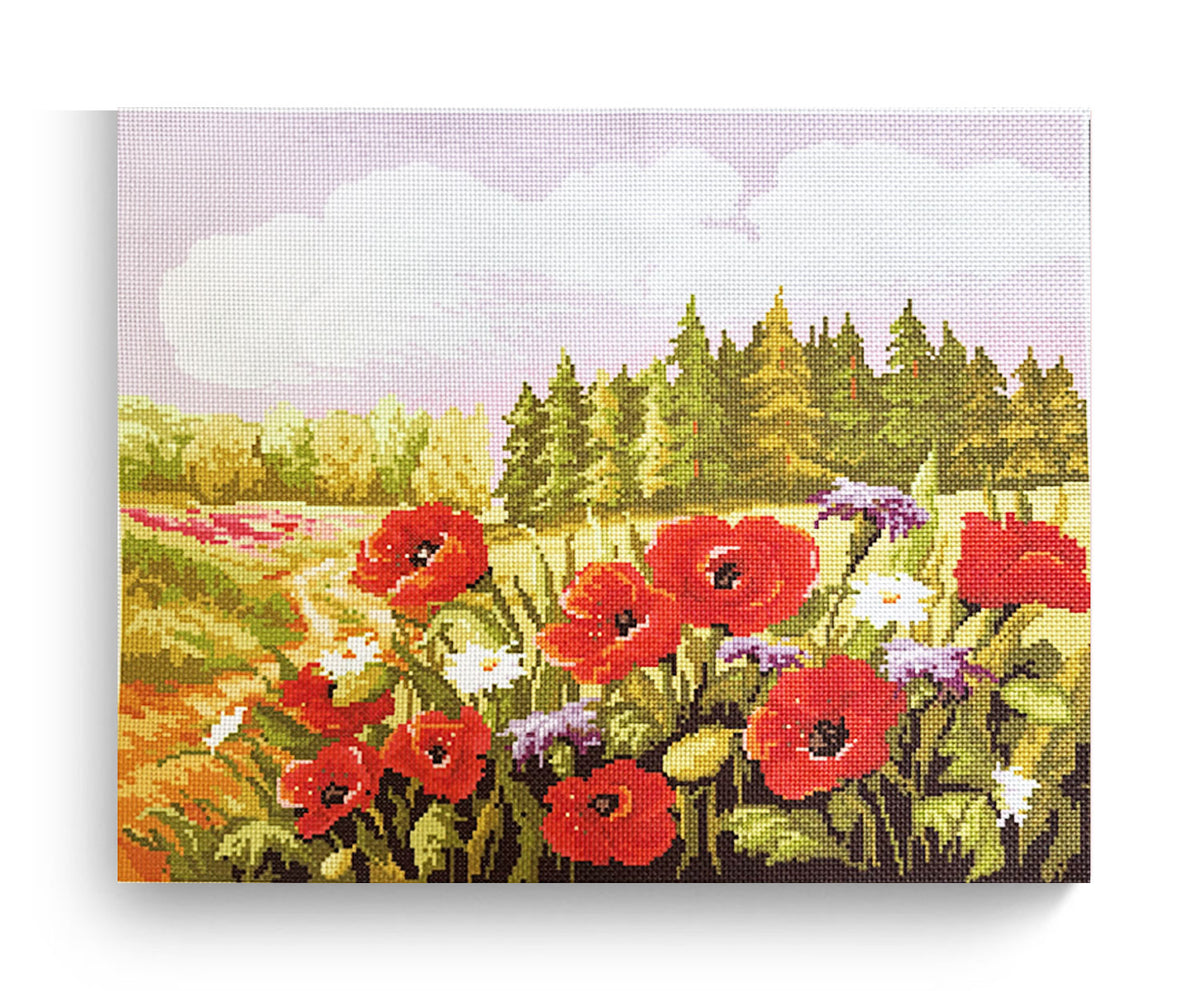 ערכת רקמה מודפסת על בד אידה 50X40 ס״מ Art.0234