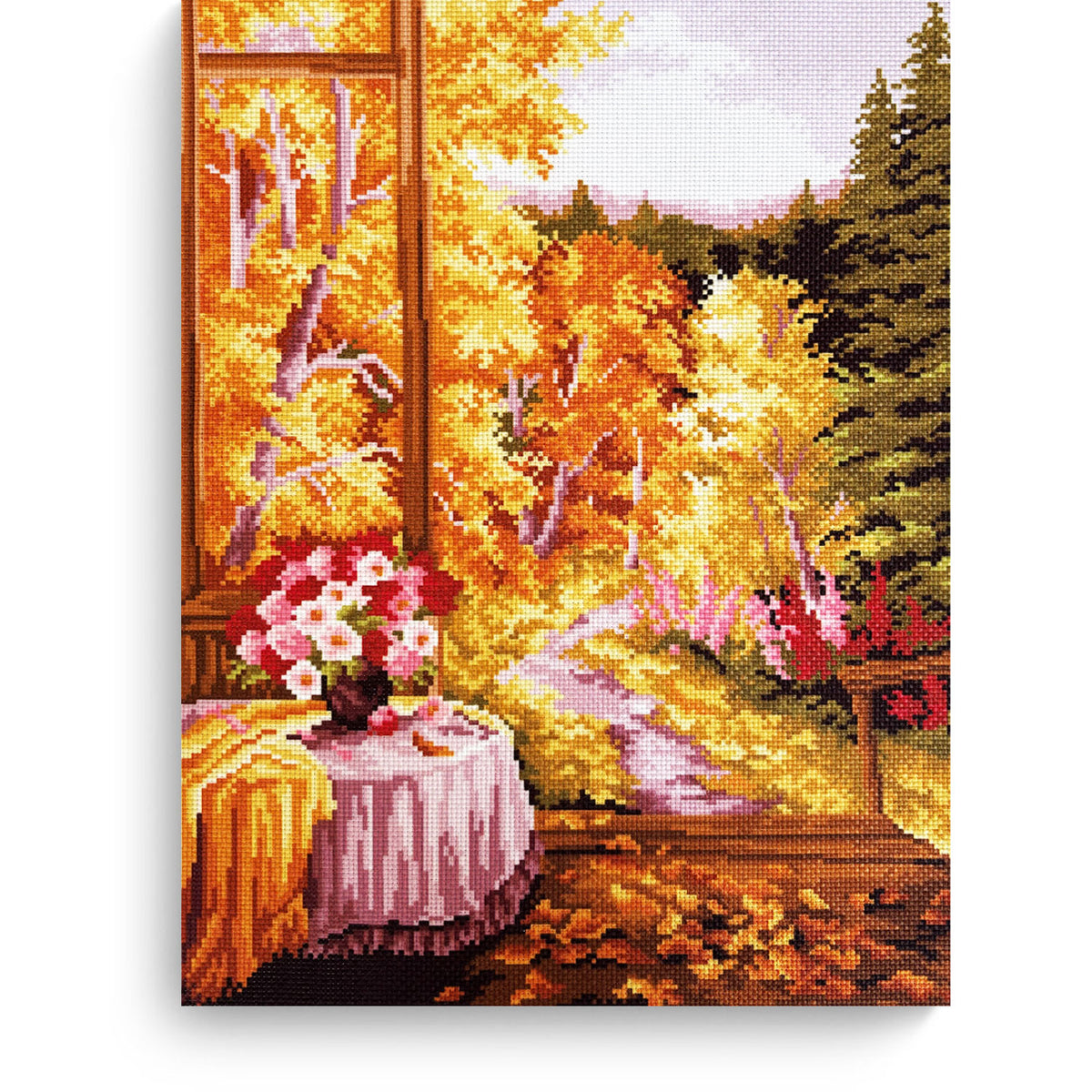 ערכת רקמה מודפסת על בד אידה 50X40 ס״מ Art.0387