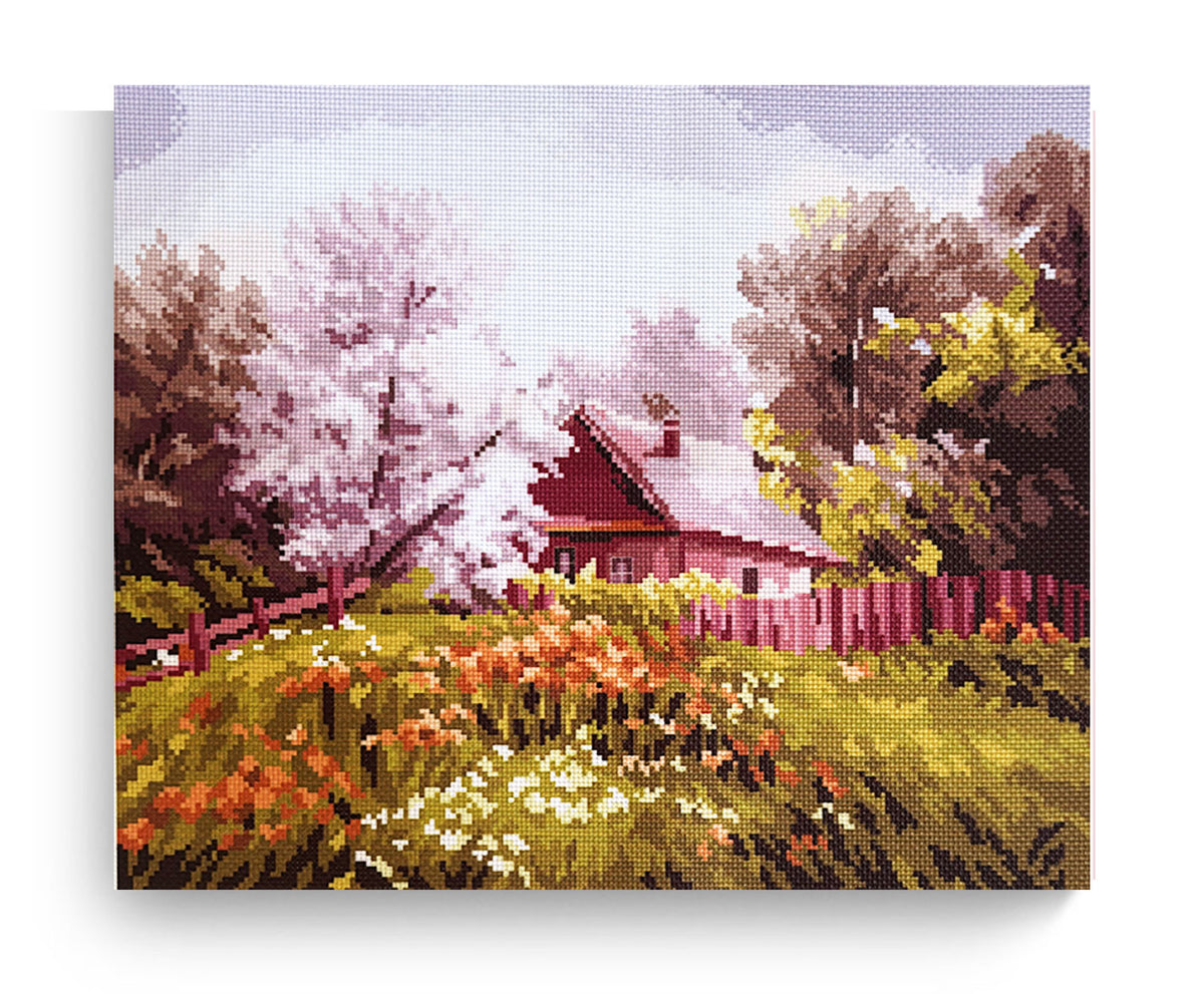 ערכת רקמה מודפסת על בד אידה 50X40 ס״מ Art.0404