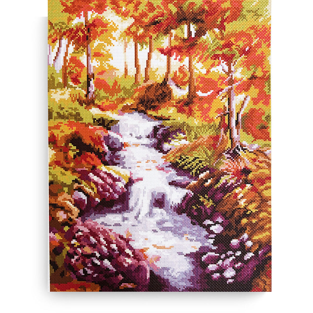 ערכת רקמה מודפסת על בד אידה 50X40 ס״מ Art.0407