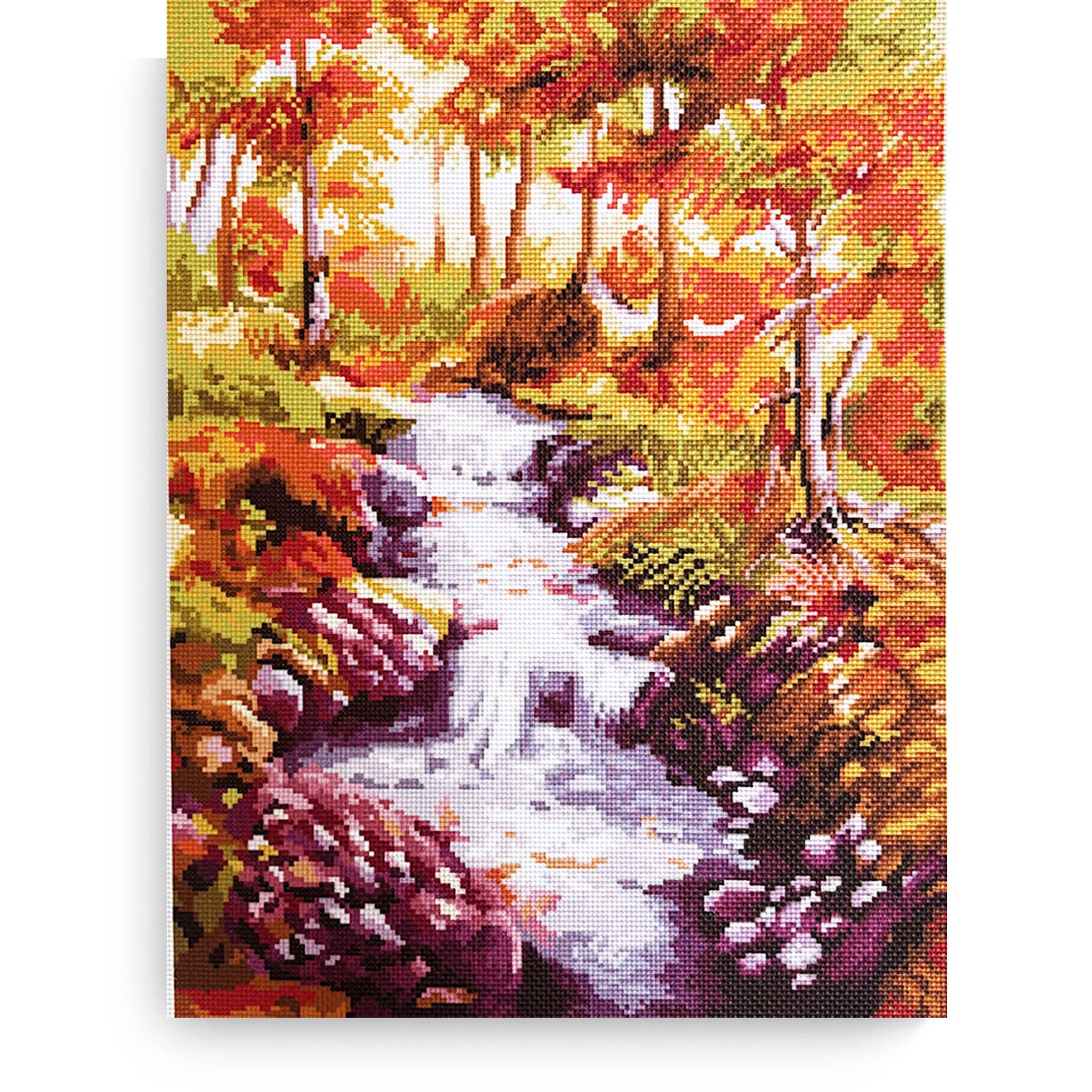ערכת רקמה מודפסת על בד אידה 50X40 ס״מ Art.0407