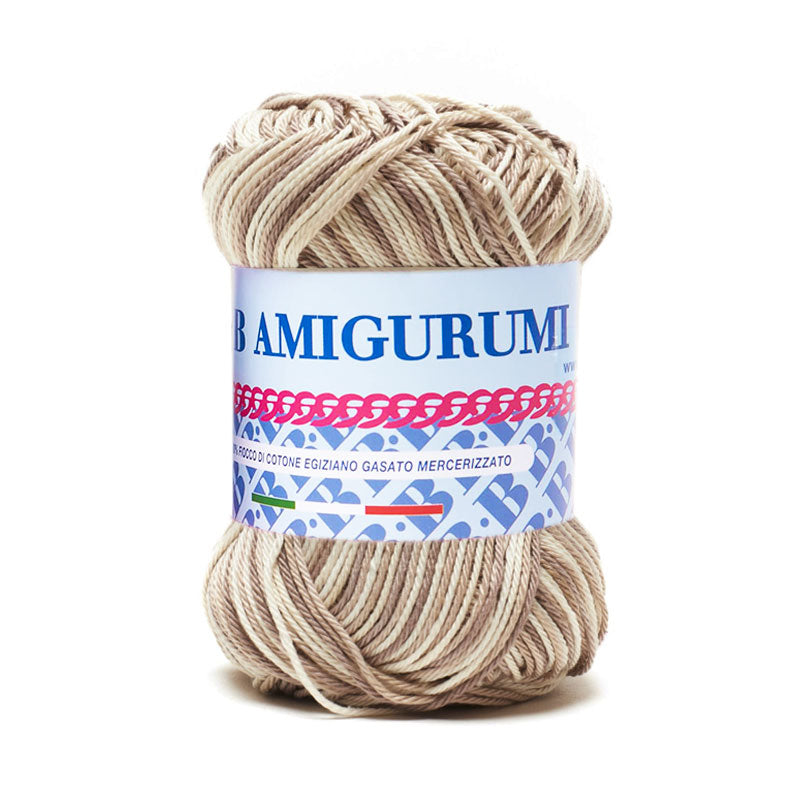 כותנה צבעונית לסריגת בובות וחולצות 50g/136m AMIGURUMI PRINT