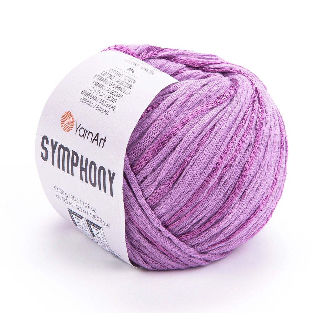 סימפוניה חוטי כותנה עם ויסקוזה SYMPHONY 50g/125m