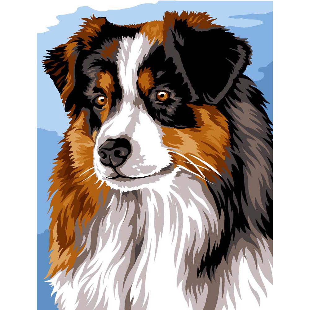 בד קנבס לרקמה עם ציור מודפס בגודל 50X65 ס״מ 133.3571