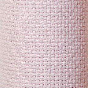 בד רקמה איידה מס׳ 14 צבע ורוד בהיר 50X75 ס״מ AIDA