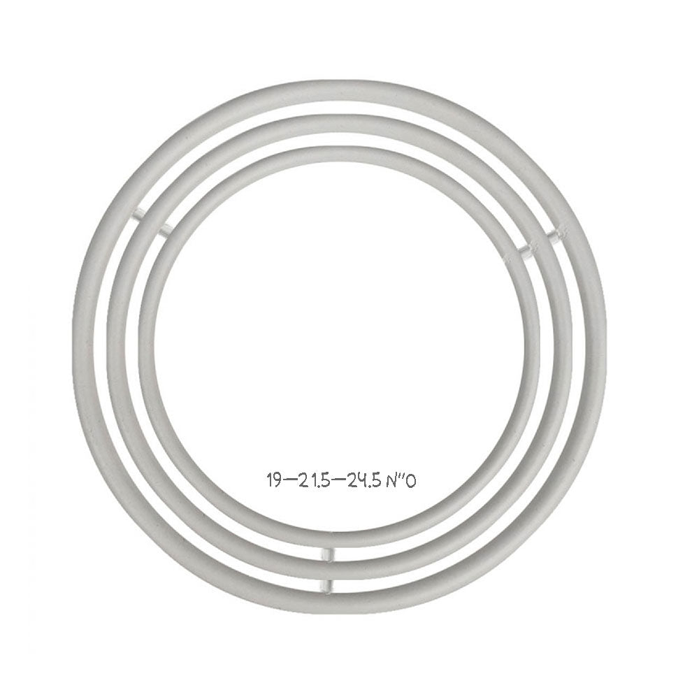 סט 3 חישוקים בסיס מקרמה 24.5-16 ס״מ