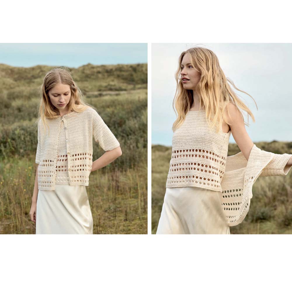 LANA GROSSA חוברת סריגה מס׳1 NATURAL KNITS - מהדורה גרמנית