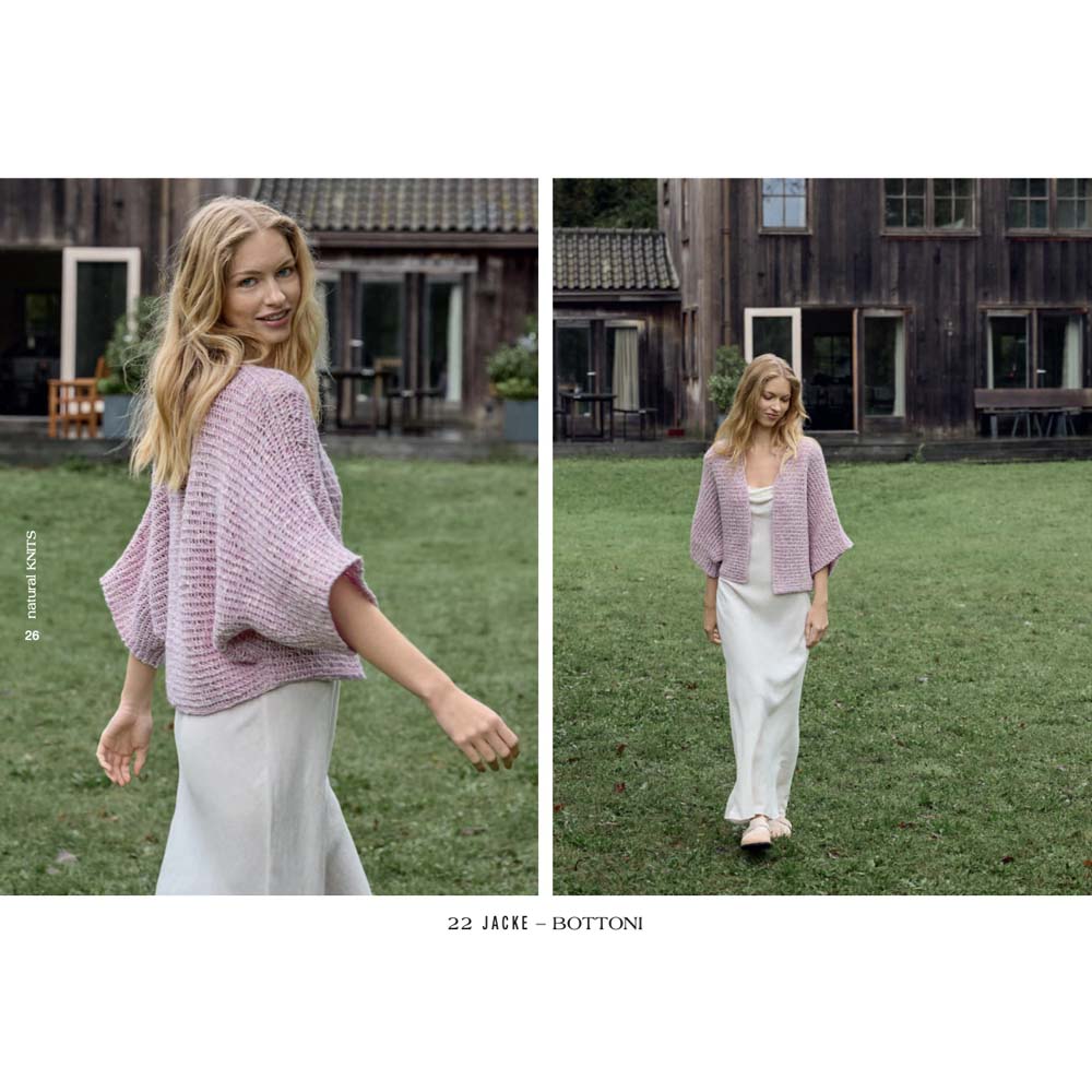 LANA GROSSA חוברת סריגה מס׳1 NATURAL KNITS - מהדורה גרמנית