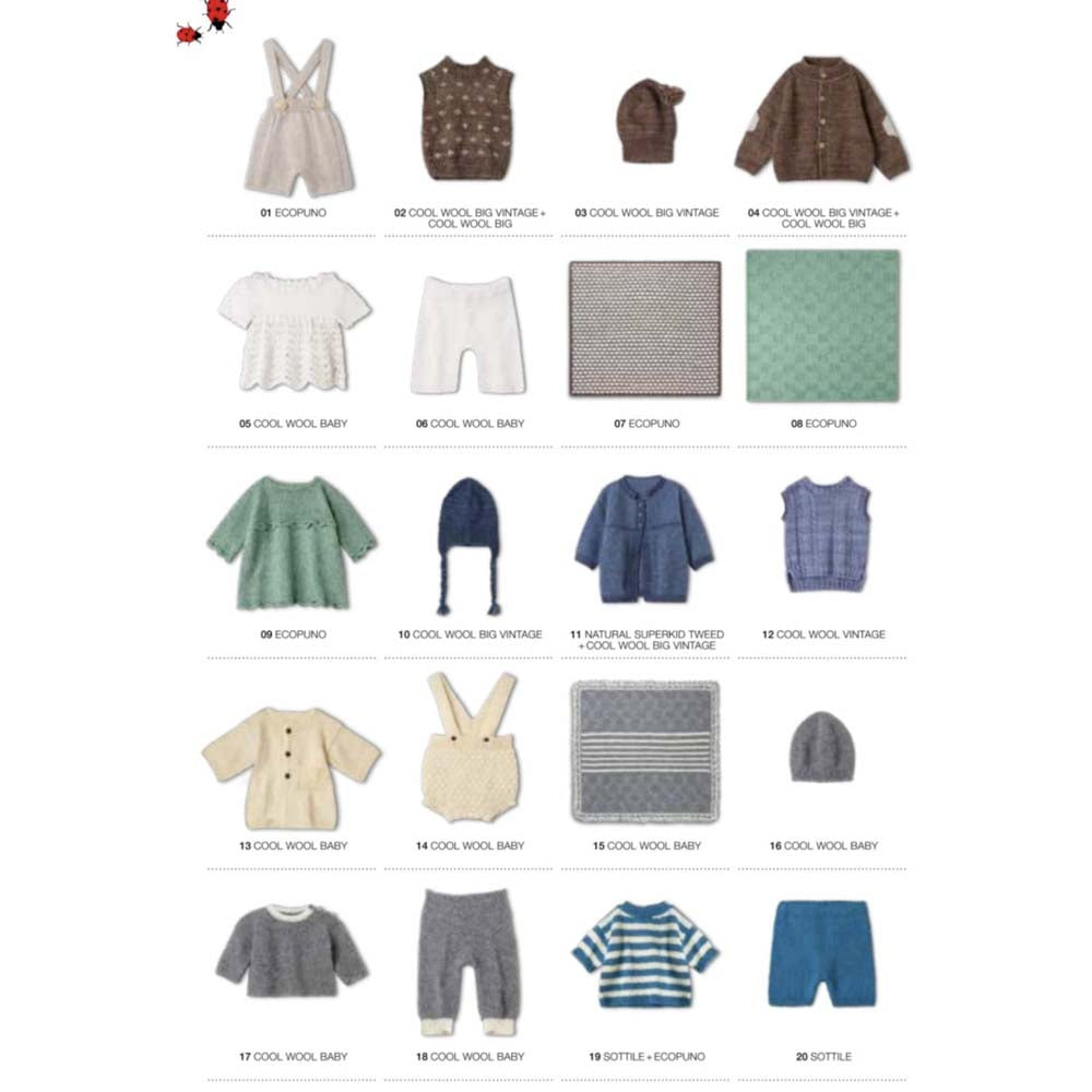 LANA GROSSA חוברת סריגה לתינוקות NO. 21 - מהדורה גרמנית