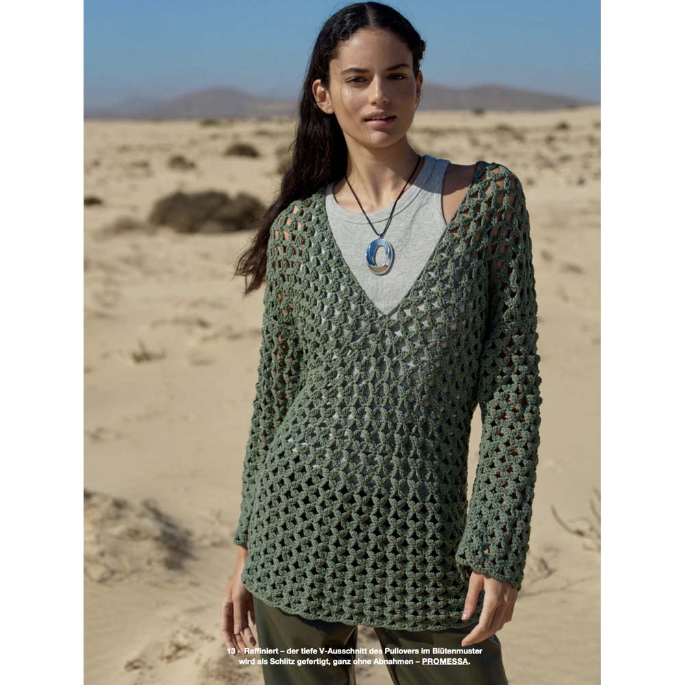 LANA GROSSA חוברת סריגה במסרגה אחת מס׳6 - מהדורה גרמנית