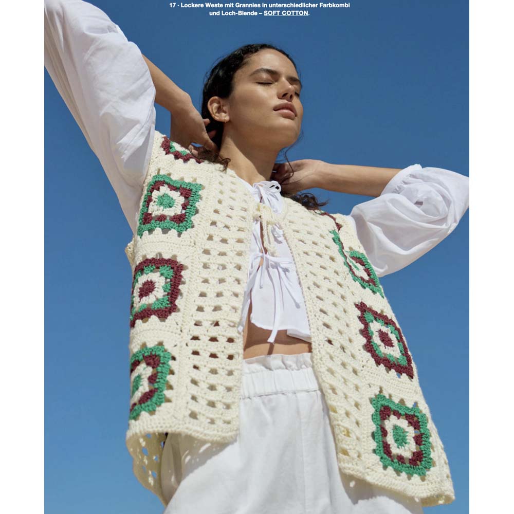 LANA GROSSA חוברת סריגה במסרגה אחת מס׳6 - מהדורה גרמנית