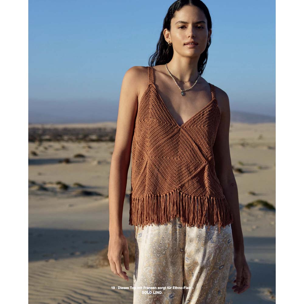 LANA GROSSA חוברת סריגה במסרגה אחת מס׳6 - מהדורה גרמנית