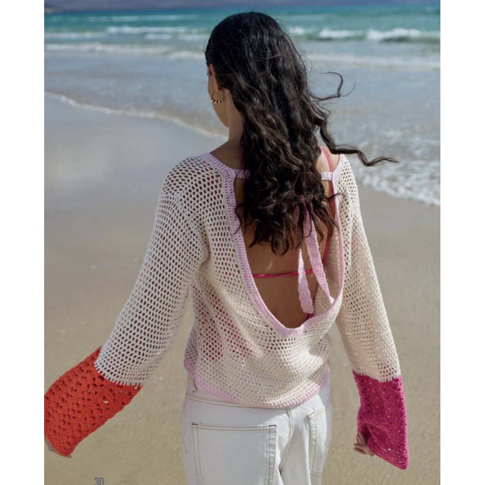 LANA GROSSA חוברת סריגה במסרגה אחת מס׳6 - מהדורה גרמנית