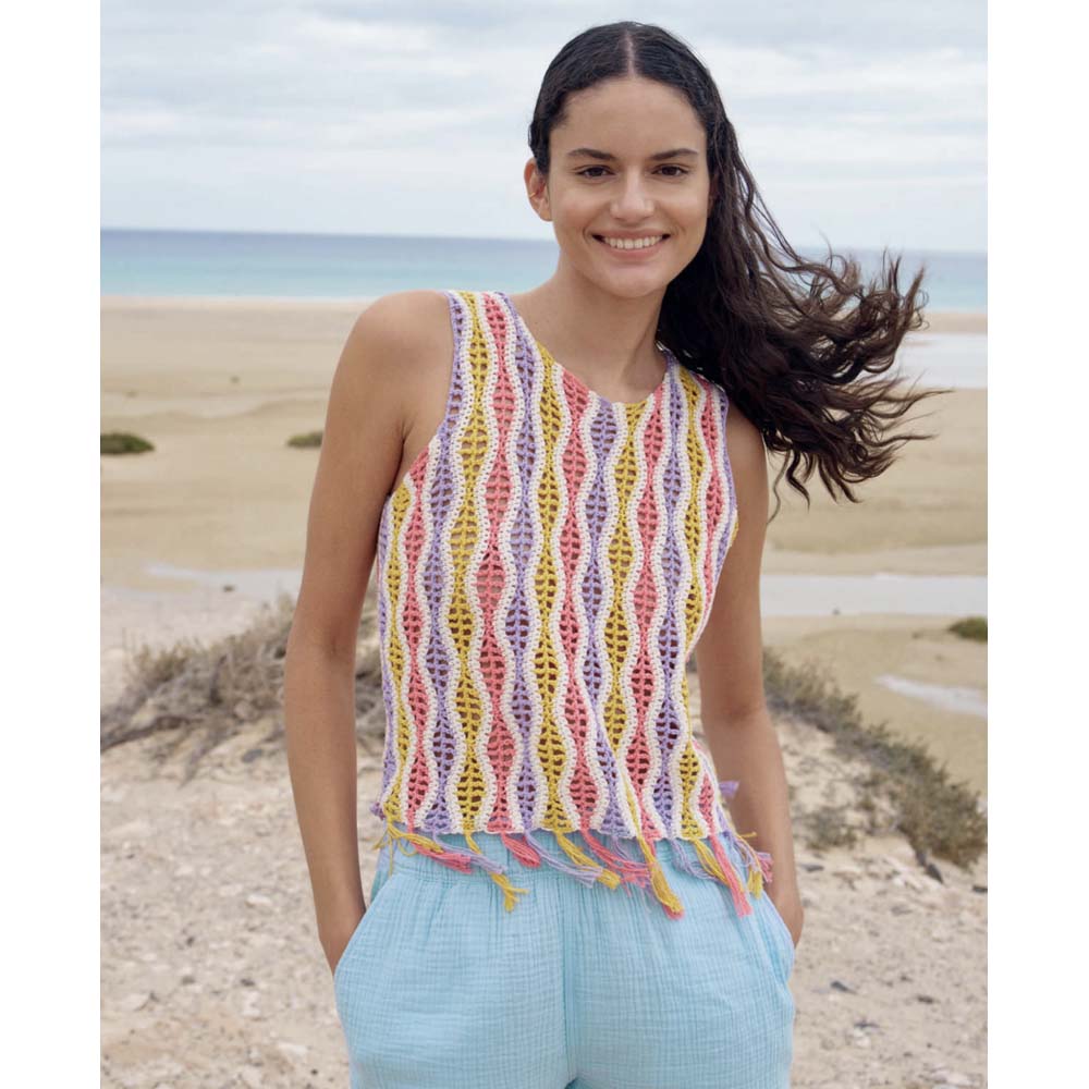 LANA GROSSA חוברת סריגה במסרגה אחת מס׳6 - מהדורה גרמנית