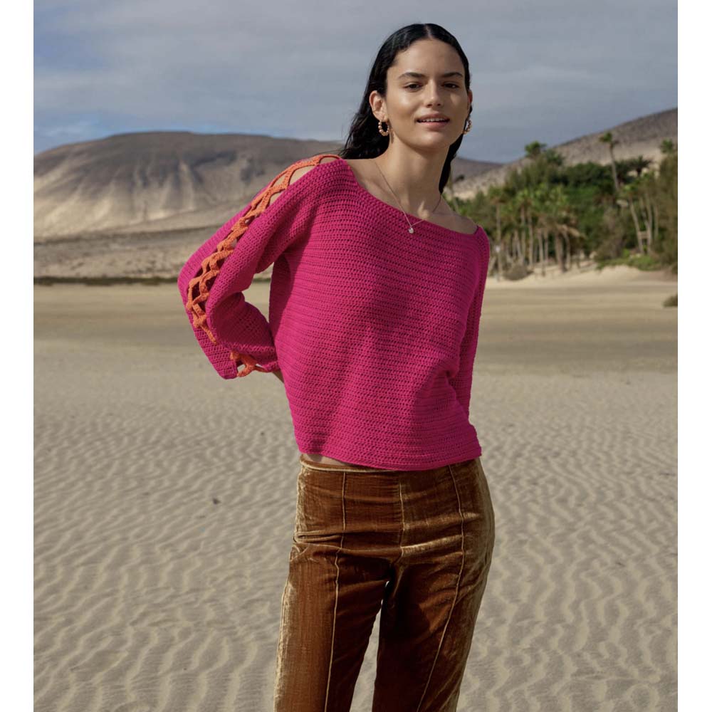 LANA GROSSA חוברת סריגה במסרגה אחת מס׳6 - מהדורה גרמנית