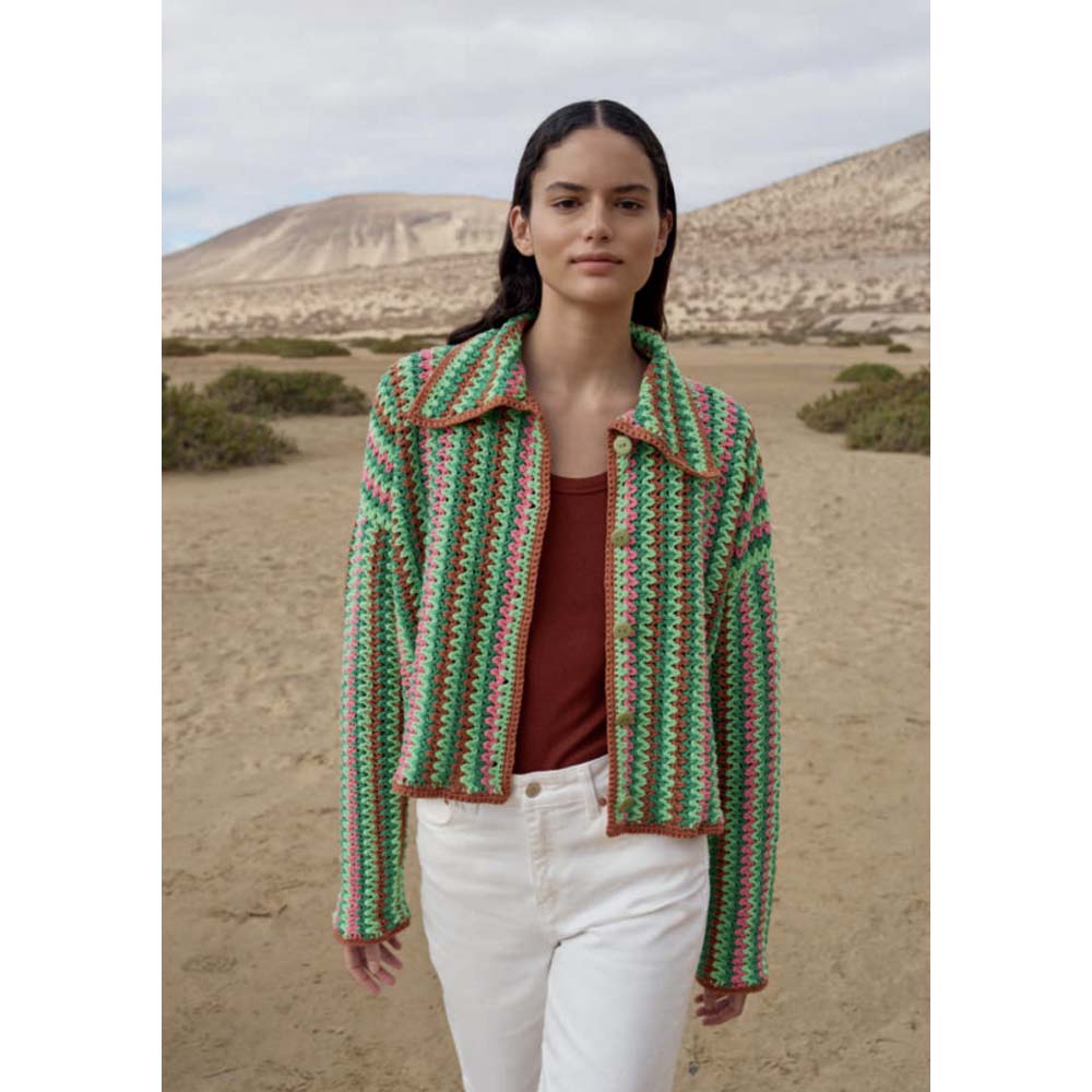 LANA GROSSA חוברת סריגה במסרגה אחת מס׳6 - מהדורה גרמנית