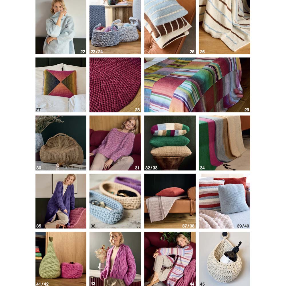 LANA GROSSA חוברת סריגה לבית מס׳77 - מהדורה גרמנית