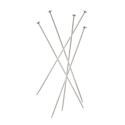 סיכות תפירה מקצועיות מפלדה כסף 34x0.65 מ"מ, 25 גרם