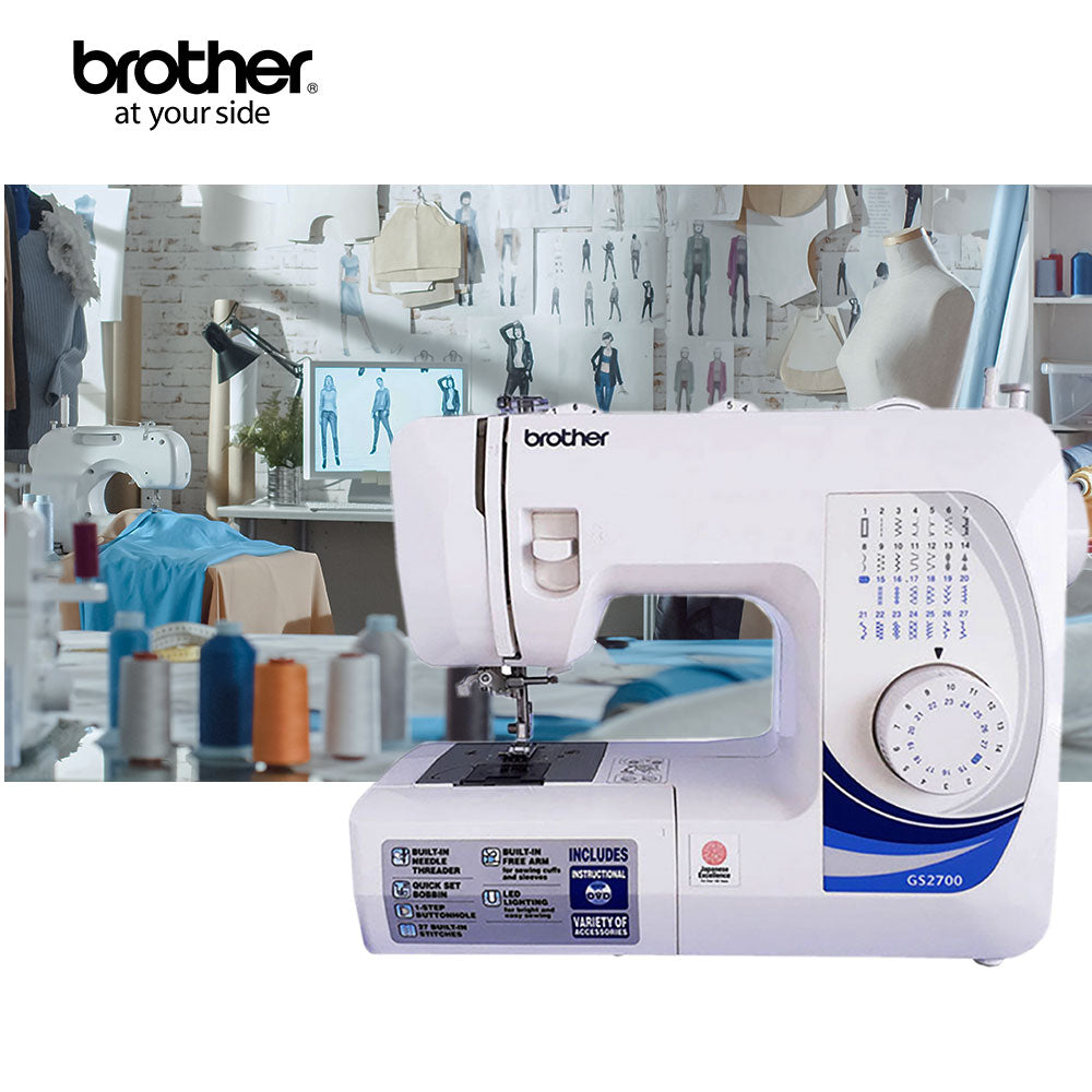 מכונת תפירה קומפקטית ברדר BROTHER GS2700 האיכות היפני