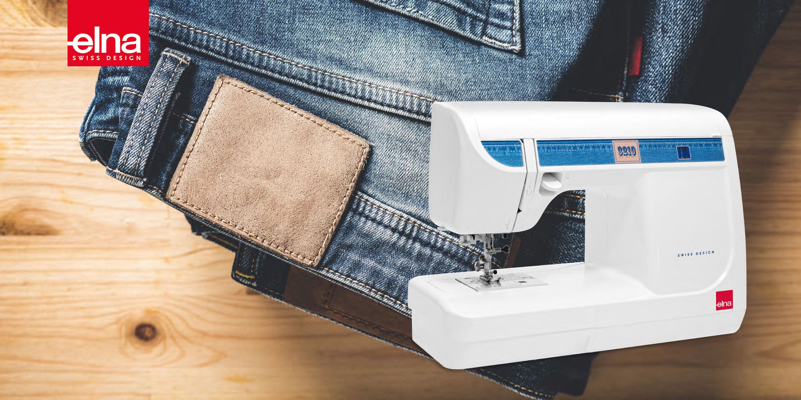 מכונת תפירה Elna Jeans – מכונה חזקה לתפירה על ג’ינס ובדים עבים