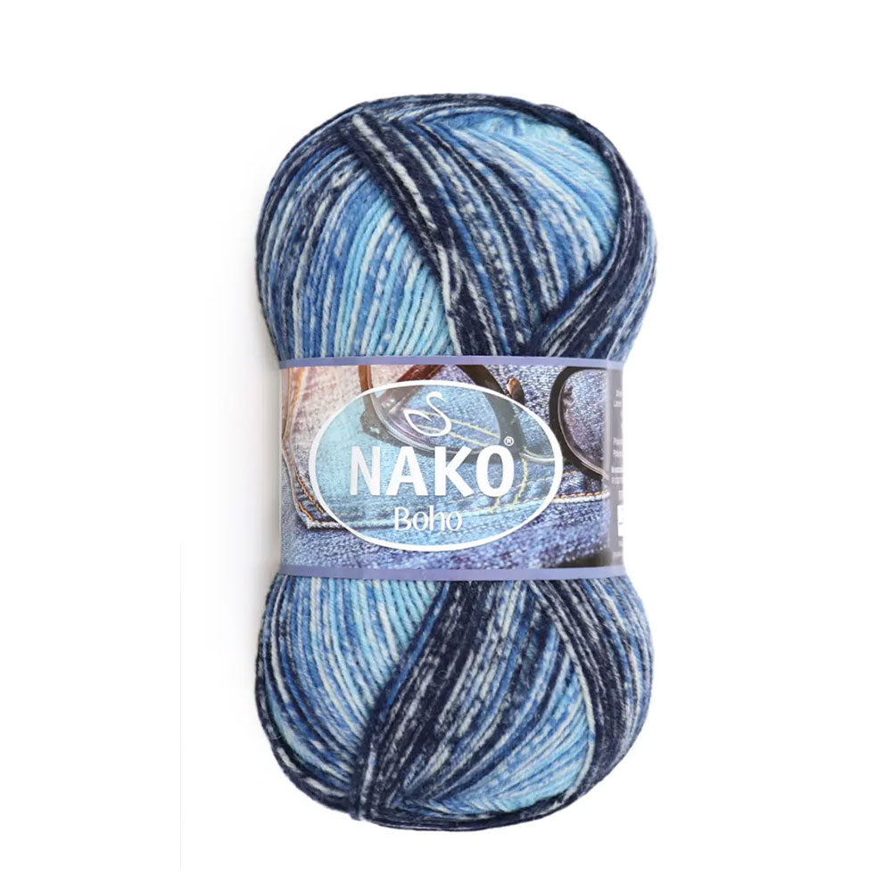 חוטי צמר צבעוני לסריגת גרביים BOHO DESEN