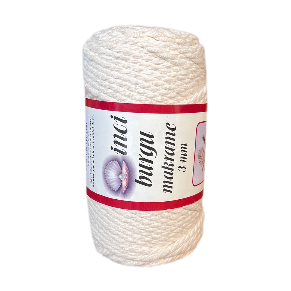 חוטי מקרמה 3 ממ כותנה טבעית