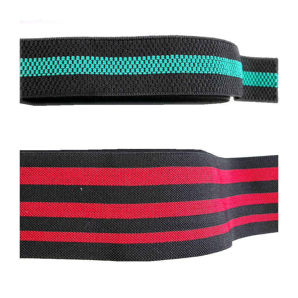 גומי חגורה צבעוני פסים ירוק/אדום/שחור