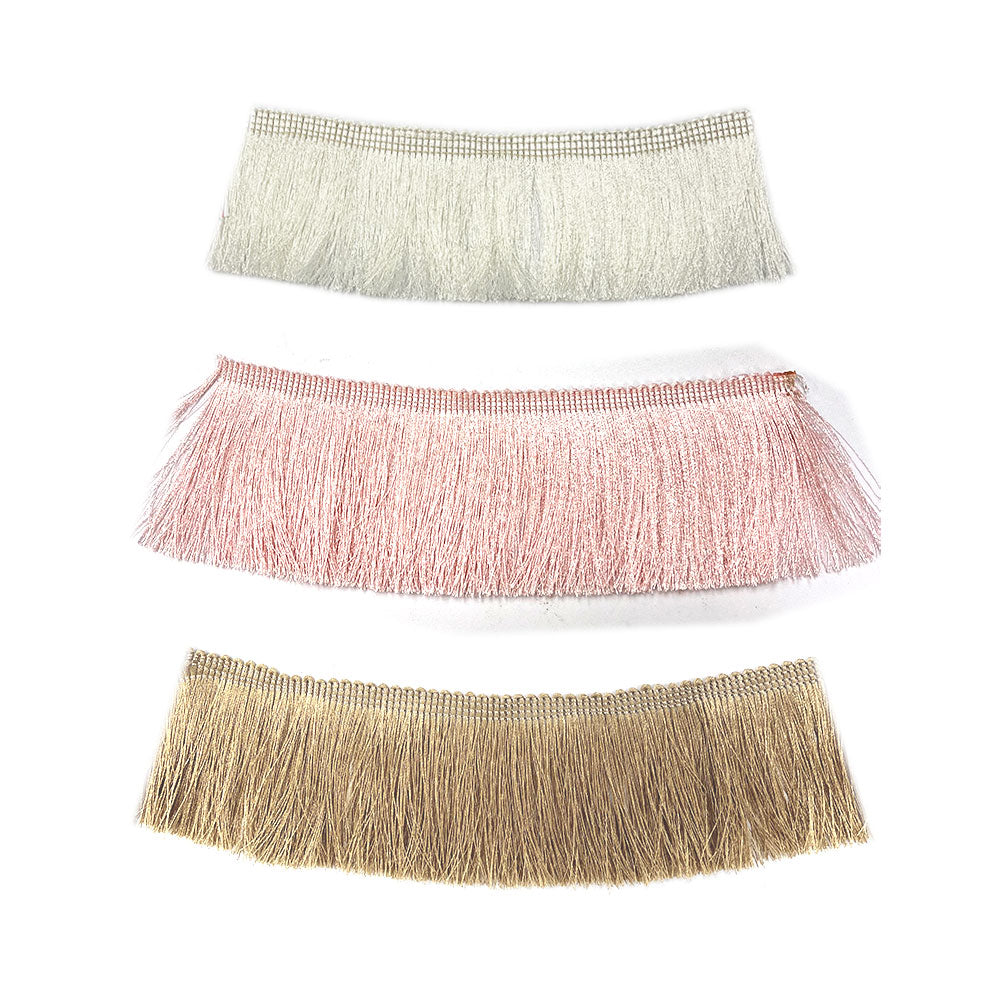 פרנזים סטן עדין קרם/ורוד/בז׳ 6-7 ס״מ