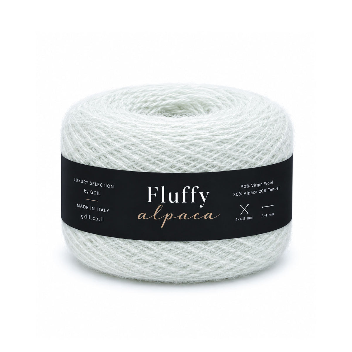 100g/300m צמר יוקרתי שילוב מרינו עם אלפקה FLUFFY ALPACA tencel