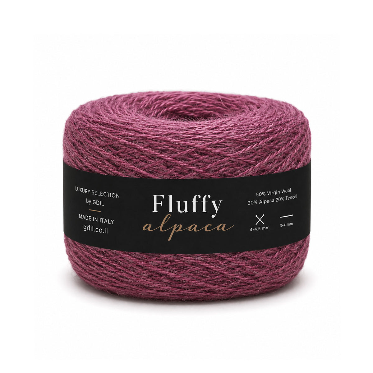 100g/300m צמר יוקרתי שילוב מרינו עם אלפקה FLUFFY ALPACA tencel