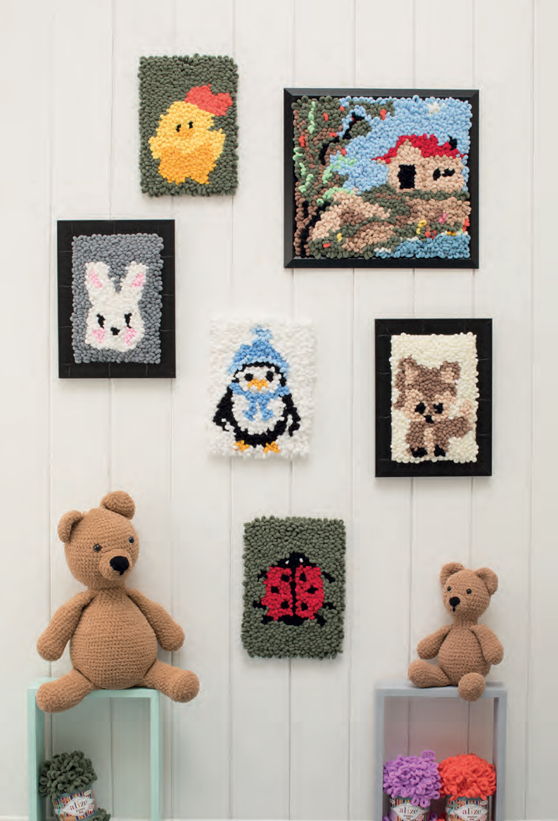 רשת פלסטיק בסיס לעבודת יד