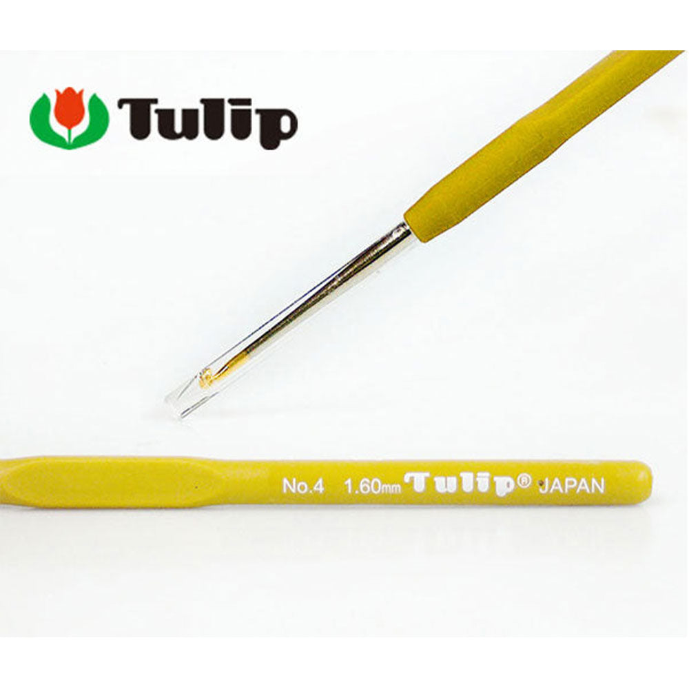 TULIP SOFT מסרגת קרושה עם ידית 0.5-2.1 מ״מ