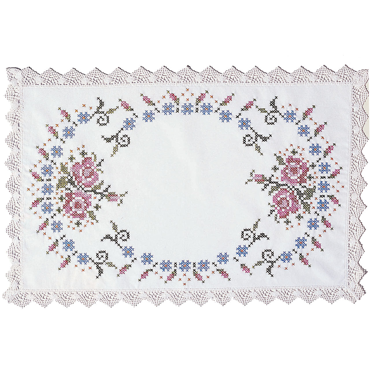 מפית רקמה לשולחן השבת 35X55 ס״מ 1022.9076