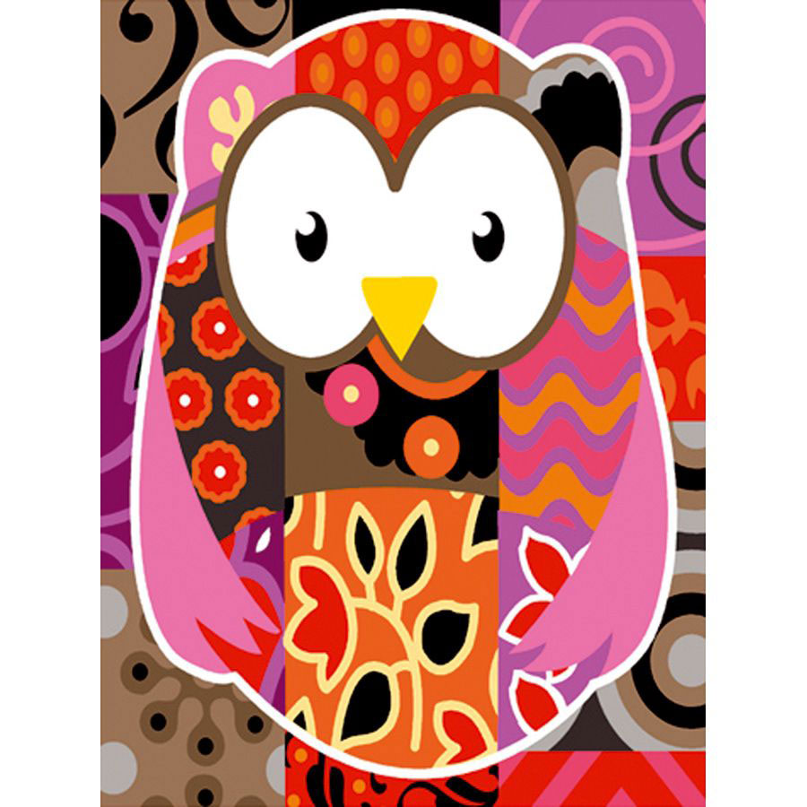 בד קנבס לרקמה עם ציור מודפס גודל 40X50 ס״מ 926.318