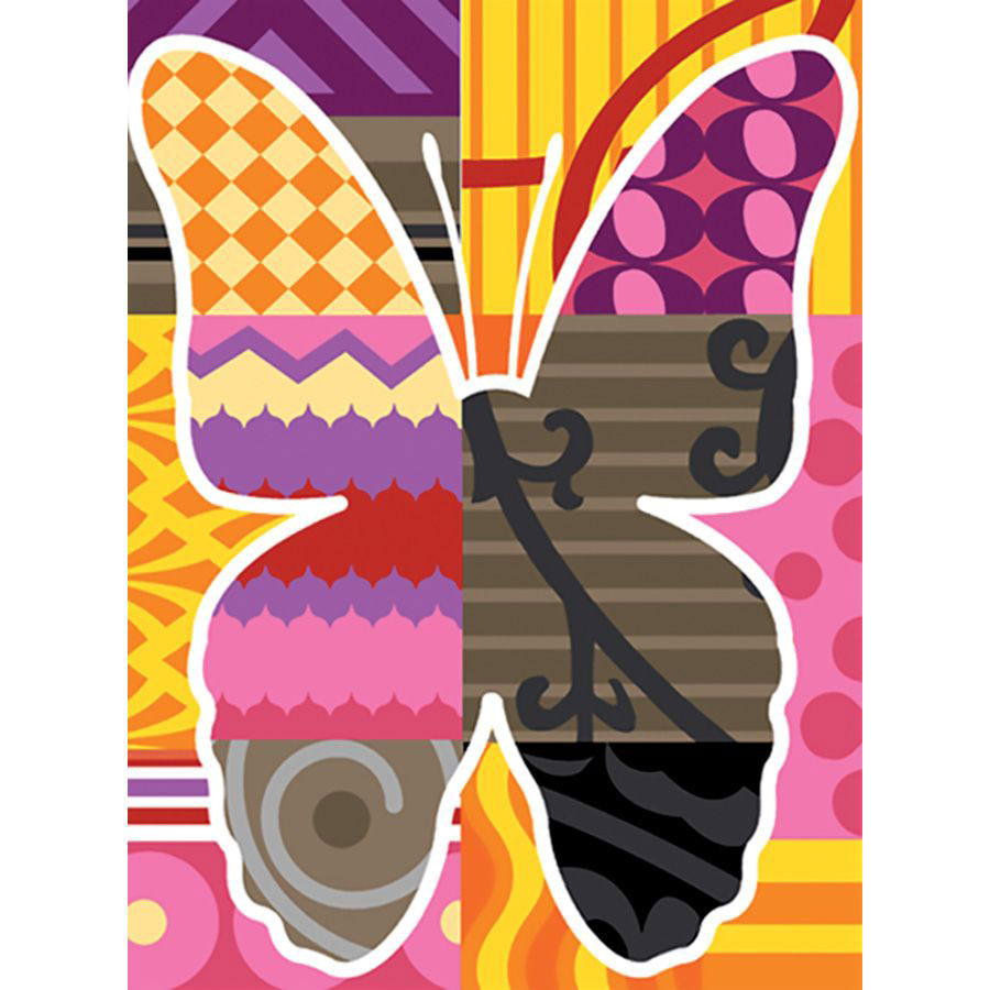 בד קנבס לרקמה עם ציור מודפס גודל 40X50 ס״מ 926.320