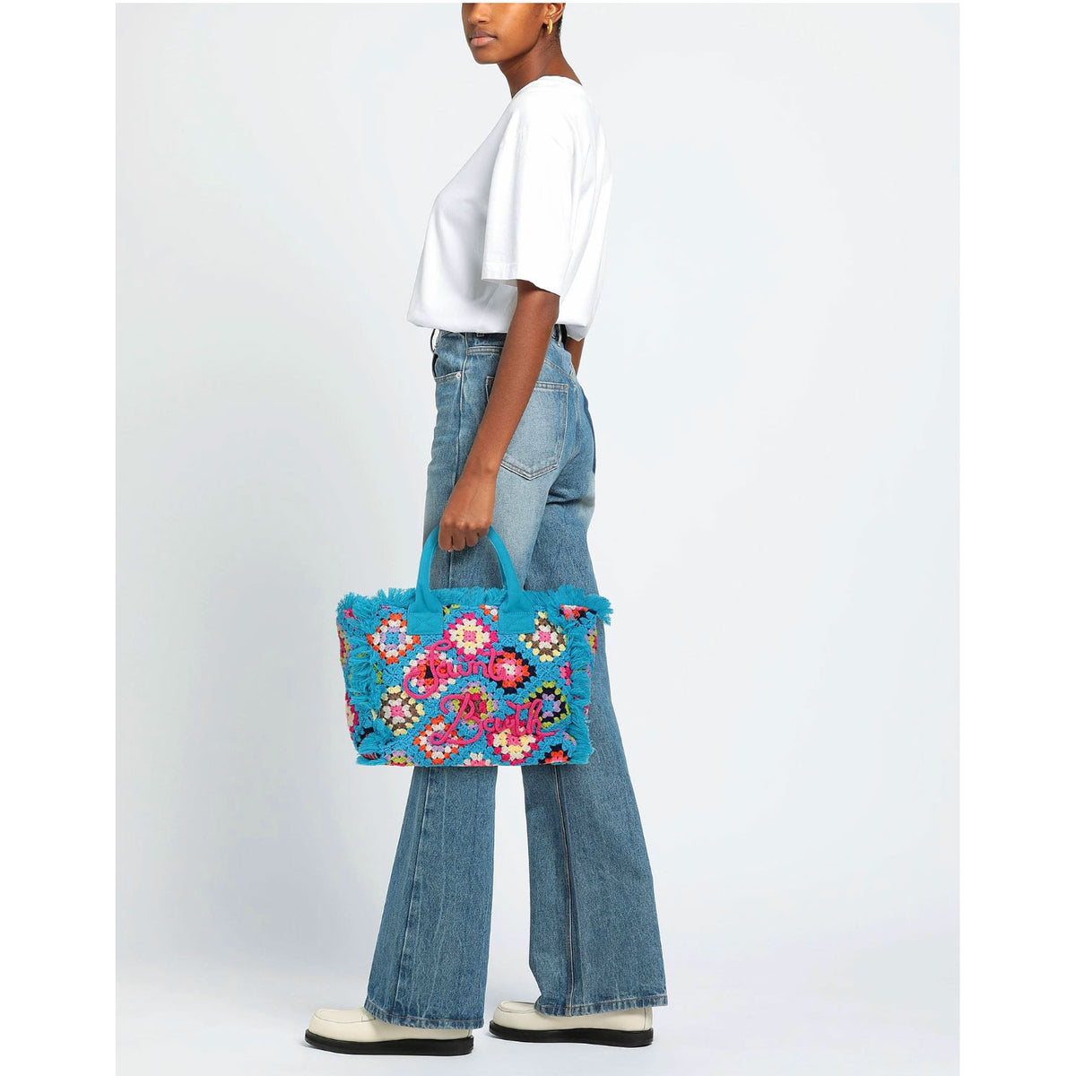 דוגמאות סריגת תיק במסרגה אחת