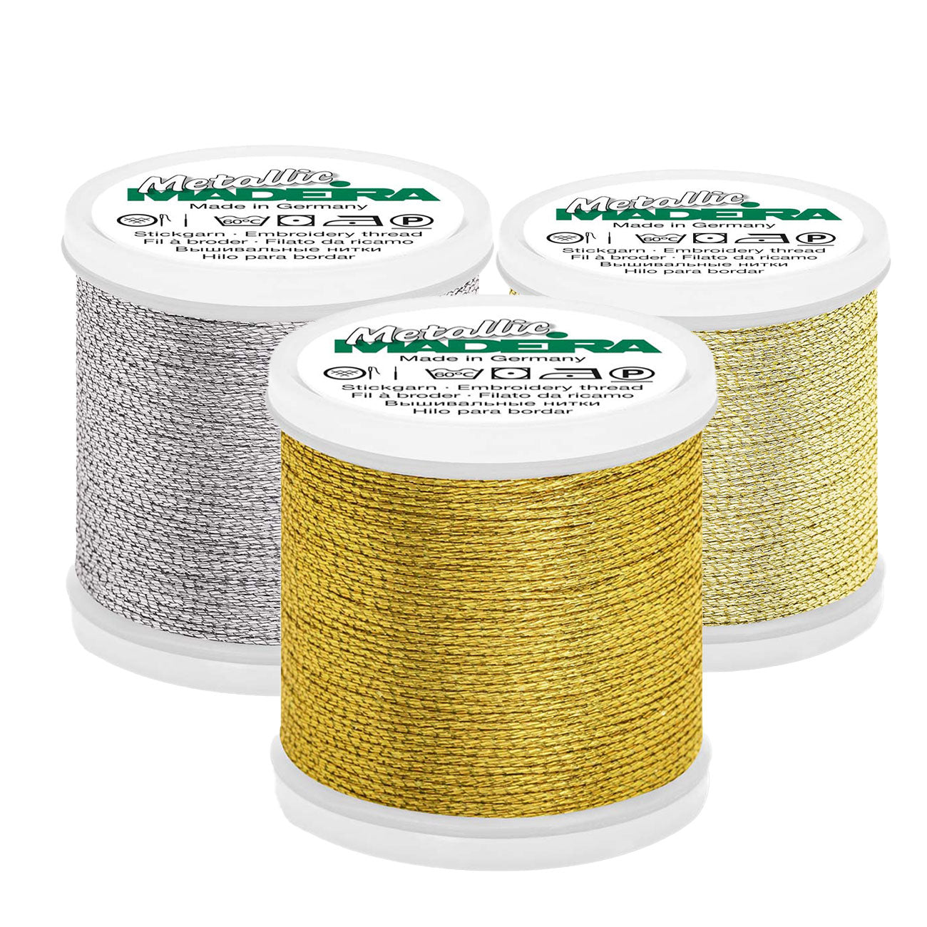 חוט כסף/זהב נוצץ GLAMOUR N12 לרקמה, סריגה וכל עבודת יד