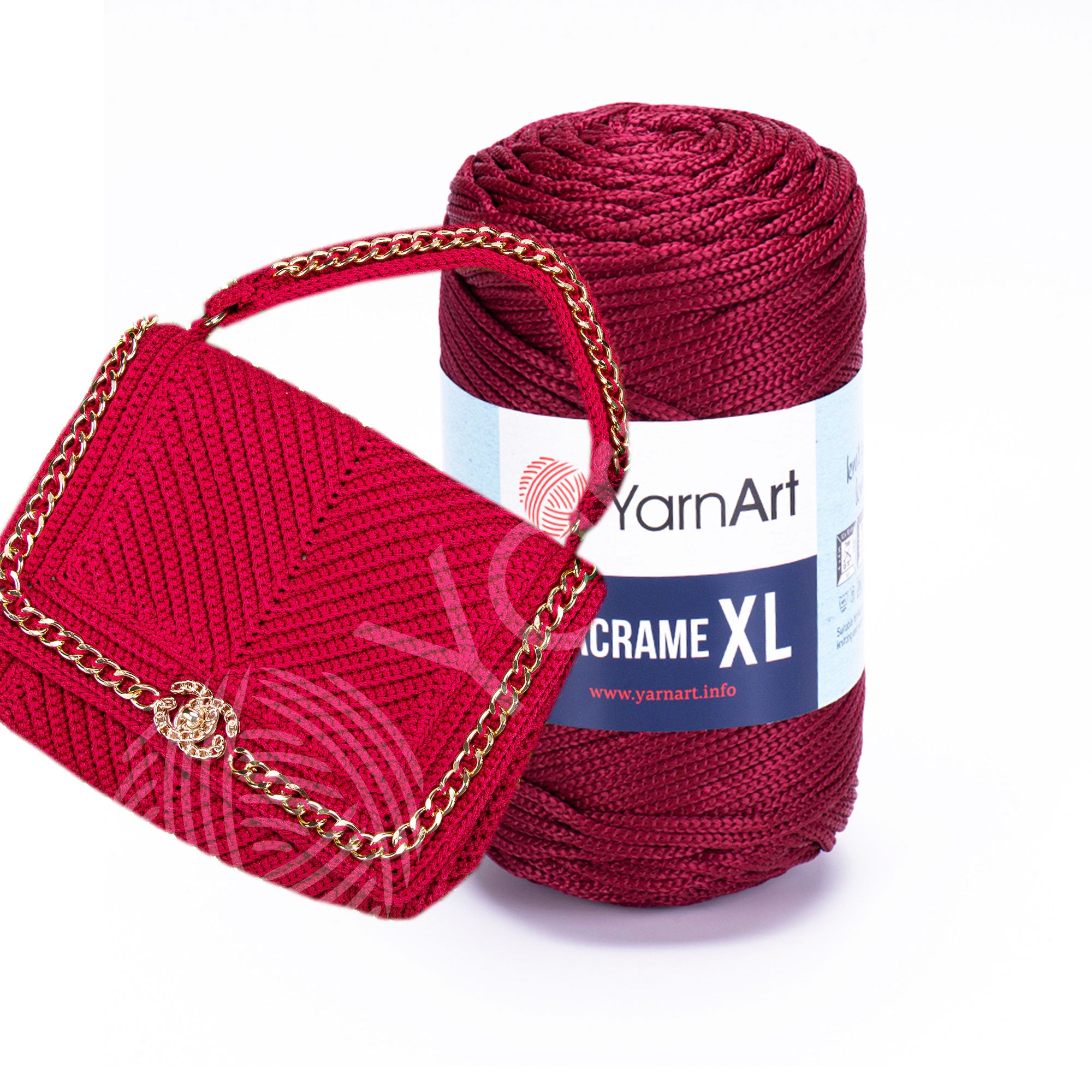 חוטי מקרמה לסריגת תיקים MACRAME XL 250g/130m