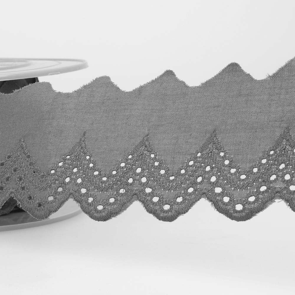 סרט תחרה גלים לגימור בגדים, קישוט ויצירה, 49 מ״מ