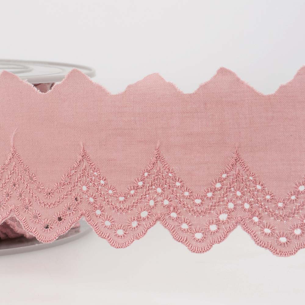 סרט תחרה גלים לגימור בגדים, קישוט ויצירה, 49 מ״מ