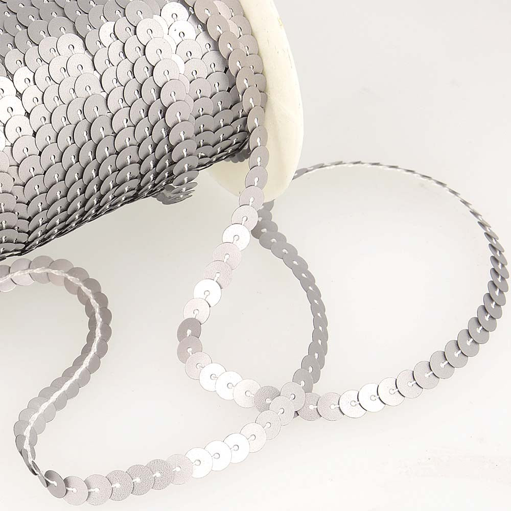 סרט פייטים כסף/זהב מט 6 מ״מ