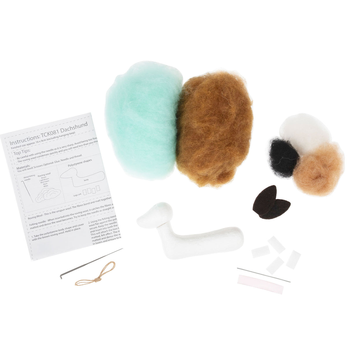 ערכת ליבוד לילדים ולמתחילים – כלב תחש חמוד (Dachshund)