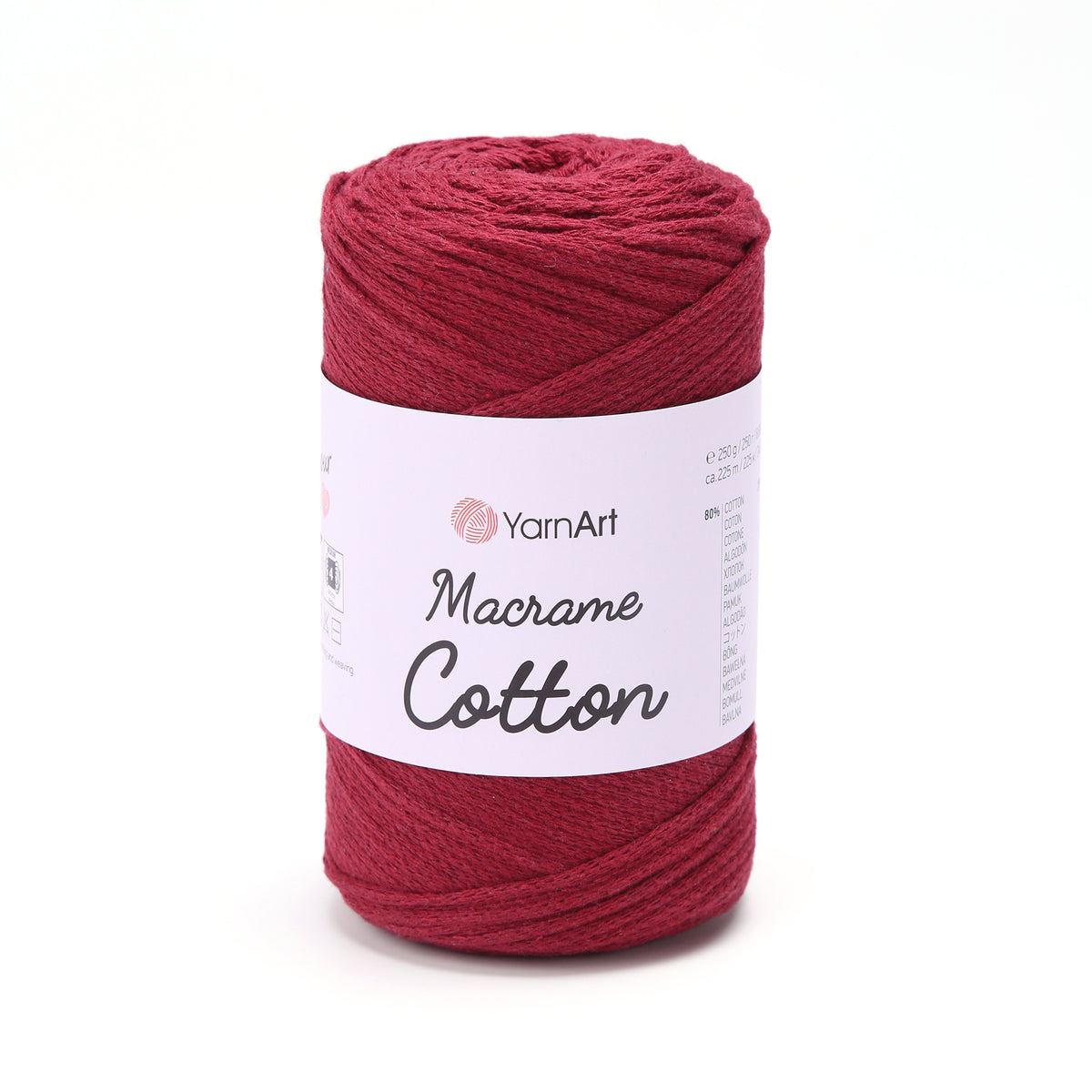 חוטי מקרמה לסריגה ולעבודת יד MACRAME COTTON