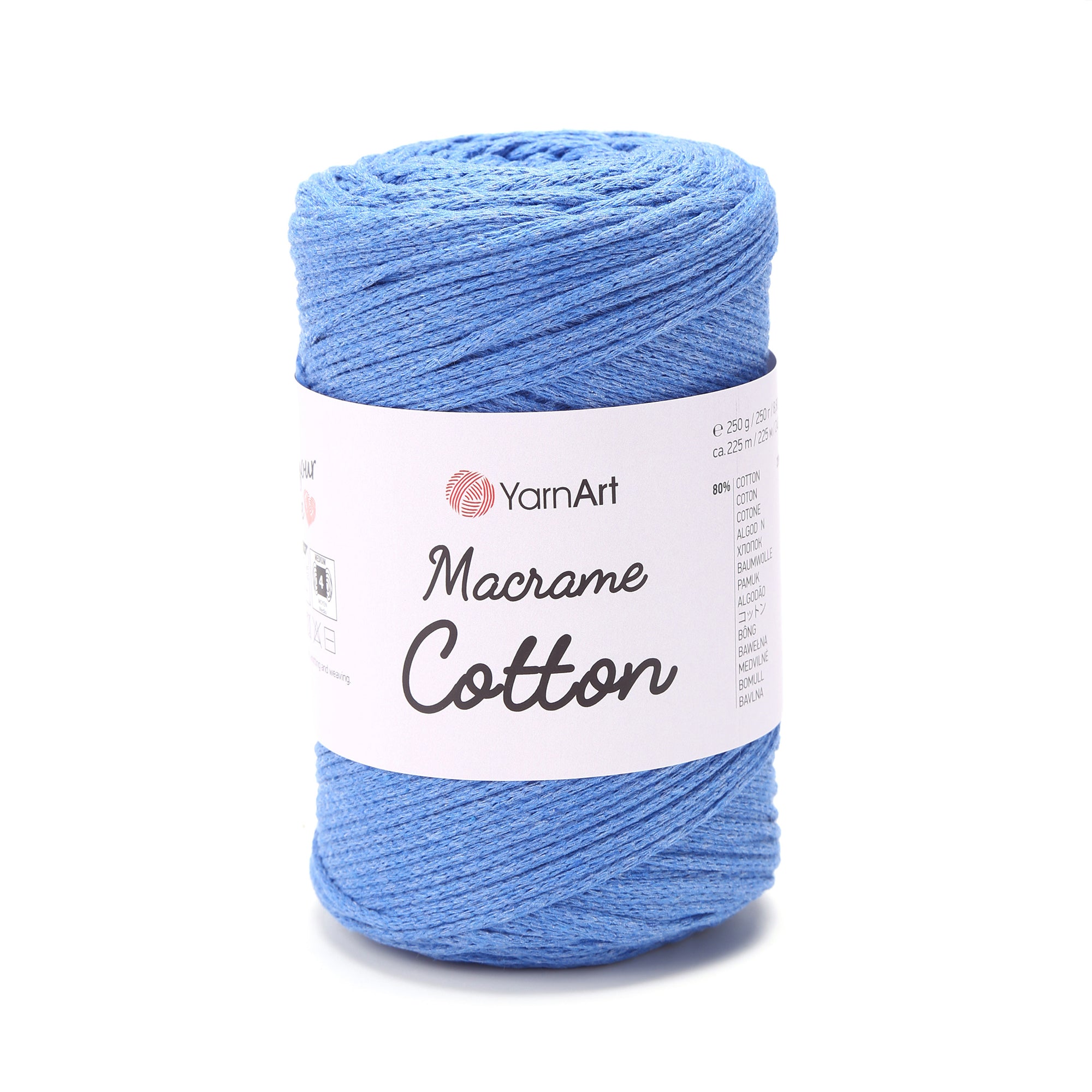 חוטי מקרמה לסריגה ולעבודת יד MACRAME COTTON