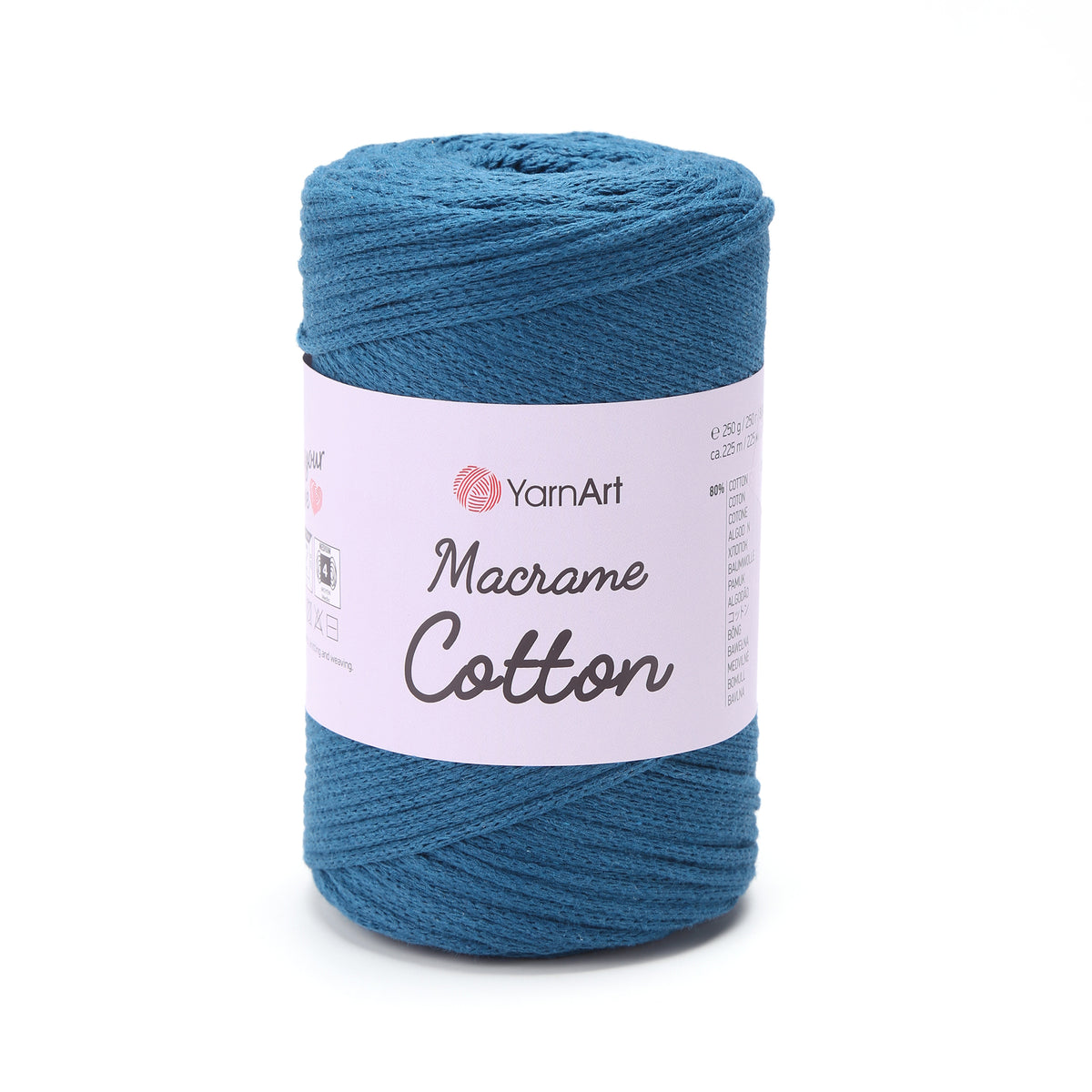 חוטי מקרמה לסריגה ולעבודת יד MACRAME COTTON