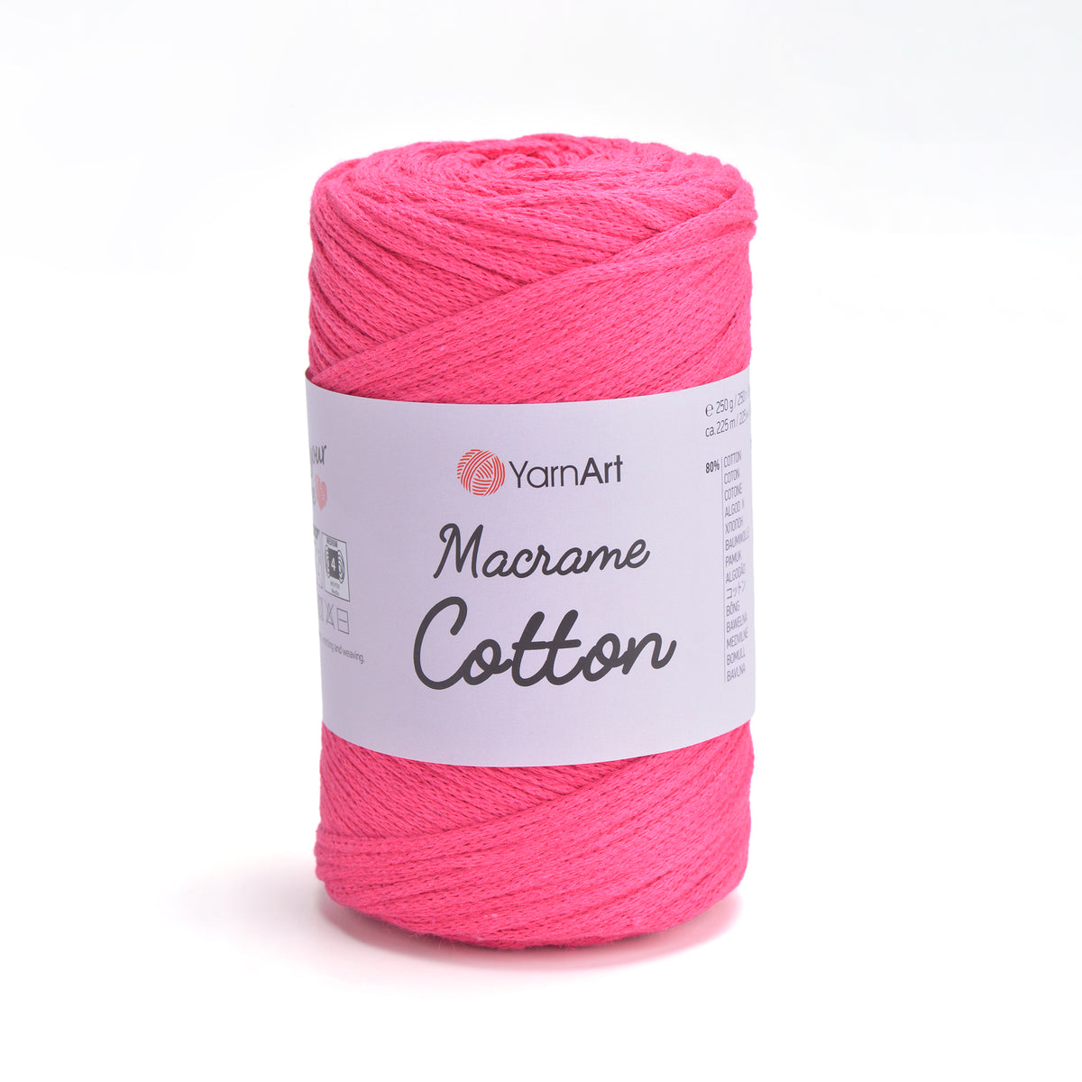 חוטי מקרמה לסריגה ולעבודת יד MACRAME COTTON