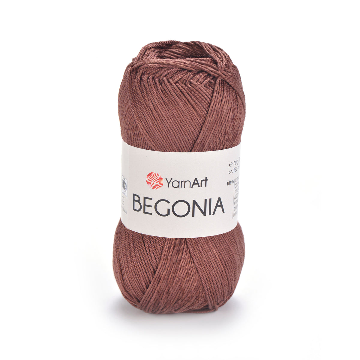 בגוניה כותנה איכותית לקרושה וסריגה BEGONIA 50g/169m
