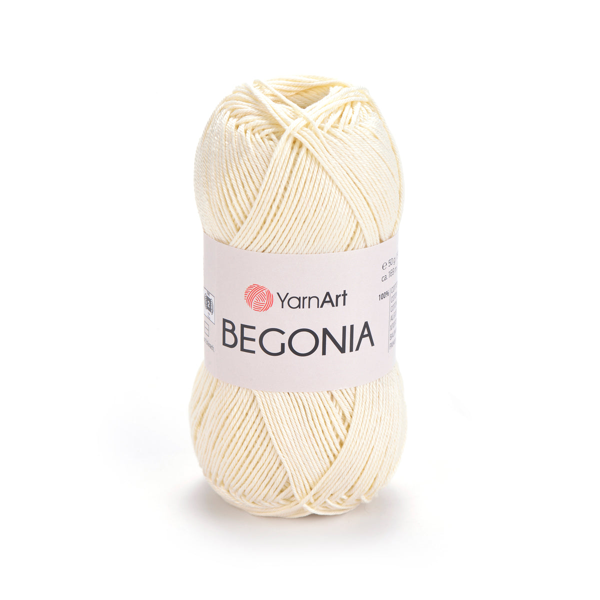 בגוניה כותנה איכותית לקרושה וסריגה BEGONIA 50g/169m